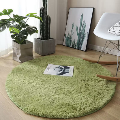 Skorter | Cozy soft round rug