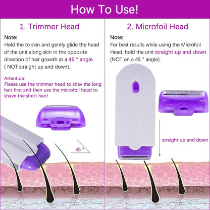 Skorter | Annoying unwanted body hair! Well, here is the answer. The pain-free hair removal laser kit
