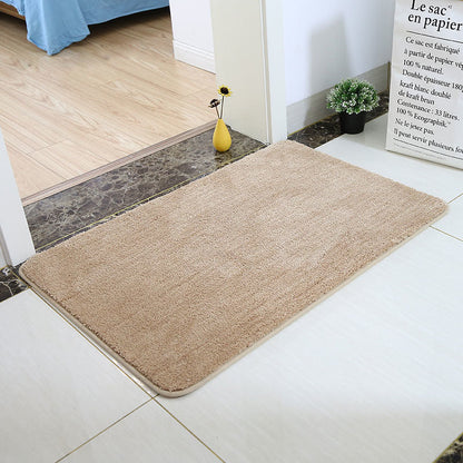 Skorter | Feblilac Solid Color Tufted Bath Mat, Multiple Sizes Bath Mat, Pure Non-Slip Bath Mat