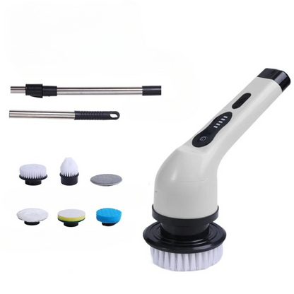 Skorter | 9-in-1 Electric Spin Cleaning Brush with LED Display – 1+1 FREE