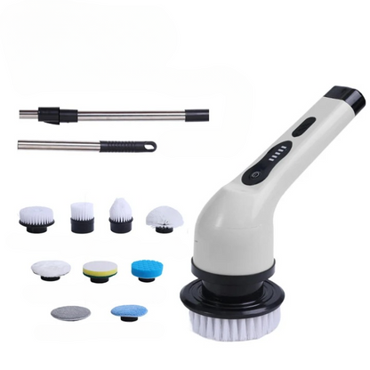 Skorter | 9-in-1 Electric Spin Cleaning Brush with LED Display – 1+1 FREE