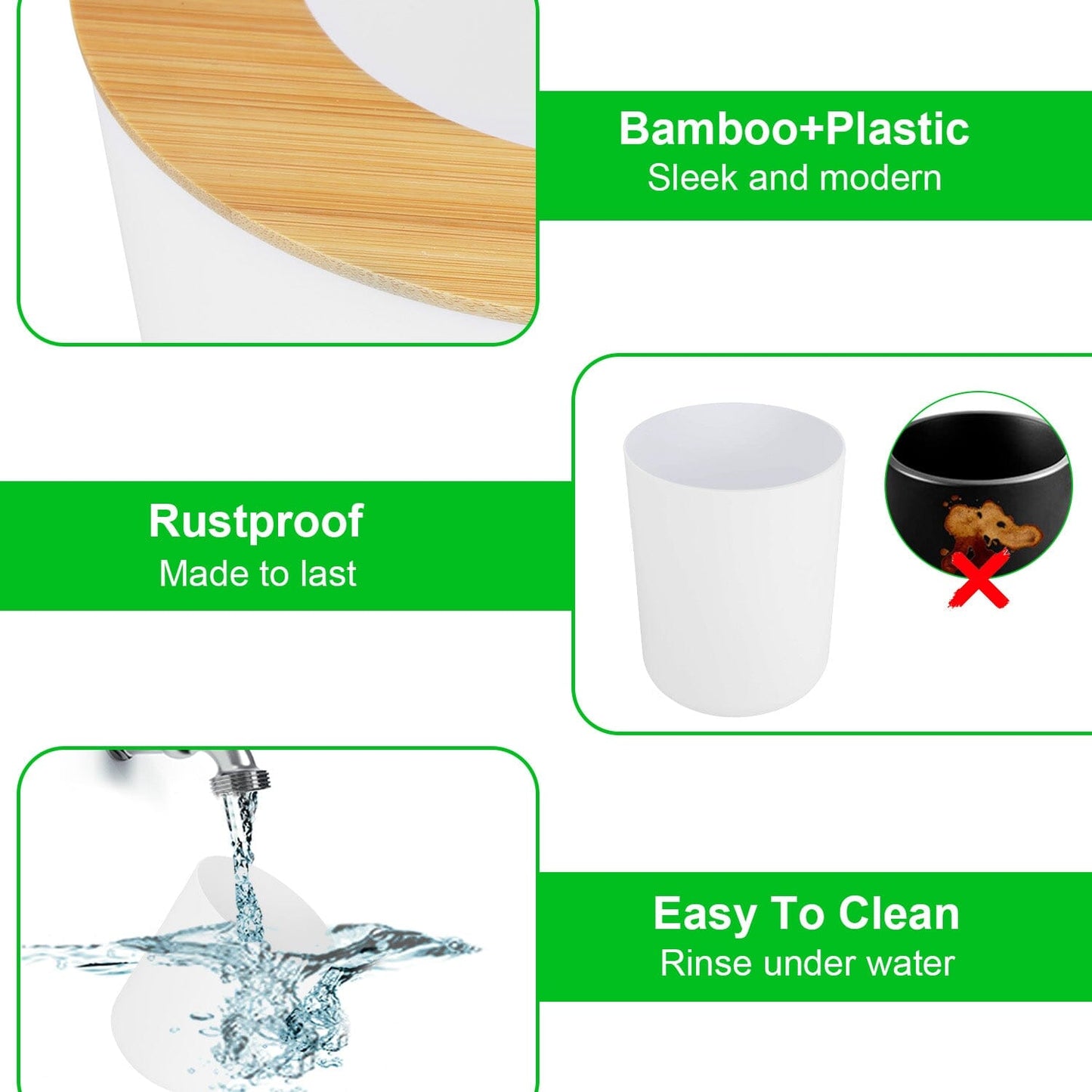 Skorter | 9-piece: Bathroom Accessory Set