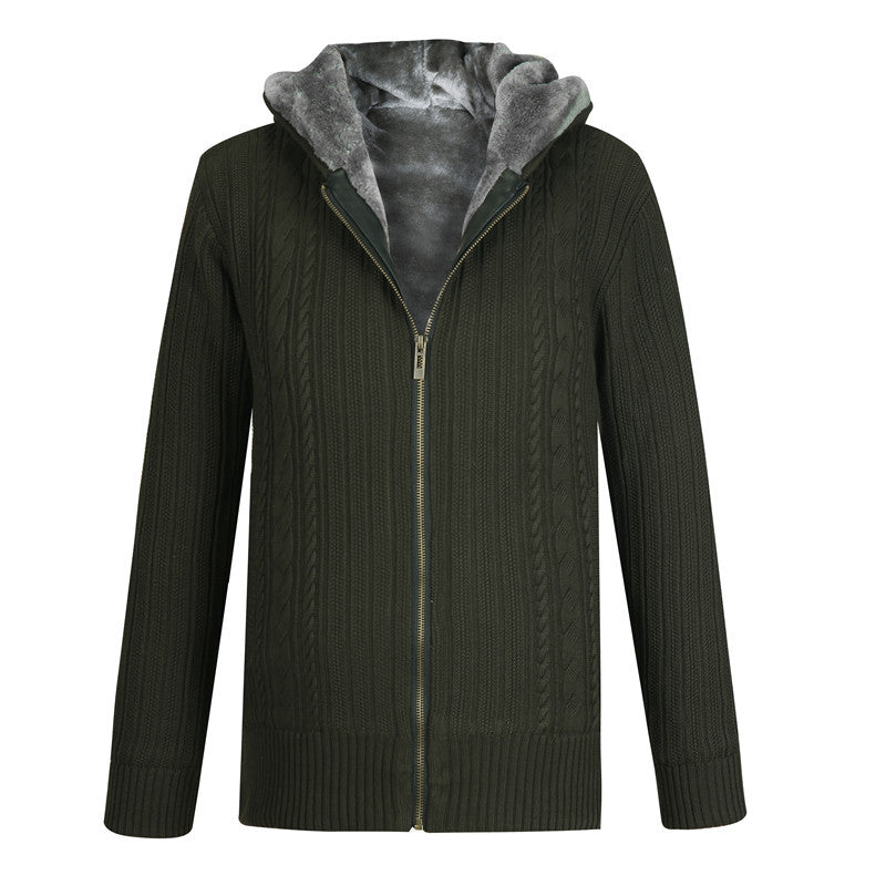 Herrkofta med huva och foder i Skorter