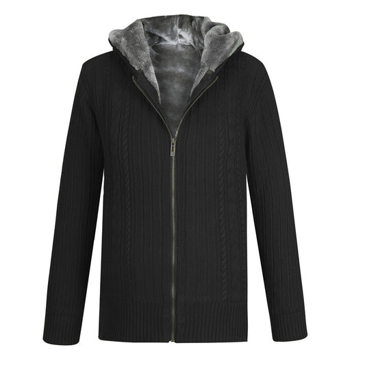 Herrkofta med huva och foder i Skorter