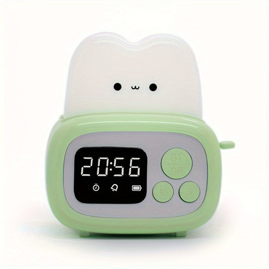Skorter | GlowBake - Sweet LED Alarm Clock with USB Rechargeable Battery