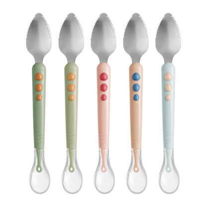 Skorter | Baby Double Head Scraping Fruit Spoon