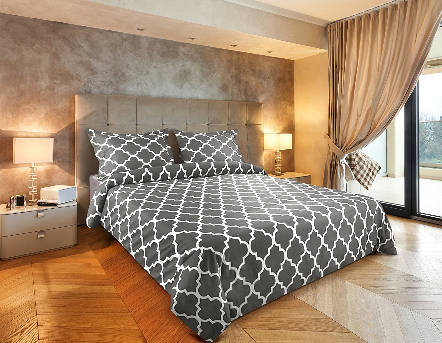 Skorter | Luxurious Brushed Velvet Microfiber Duvet Cover Set