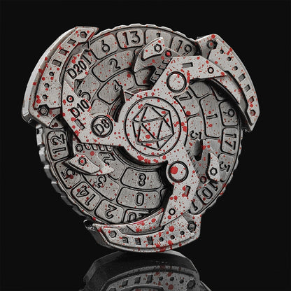 Skorter | 7-in-1 Fidget Spinner Polyhedral Metal Dice