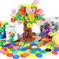 Skørter | Brain Flakes 500 Piece Connector Set - A Creative and Educational Alternative to Building Blocks - Tested for Children's Safety - A Great Stem Toy for Both Boys and Girls
