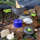 Skørter | MalloMe Camping Kitchen Equipment Mess Kit Gear – Camping Accessories Equipment Pots and Pans Set