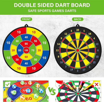 Skorter | Large double-sided dartboard for kids – Play, learn and relax