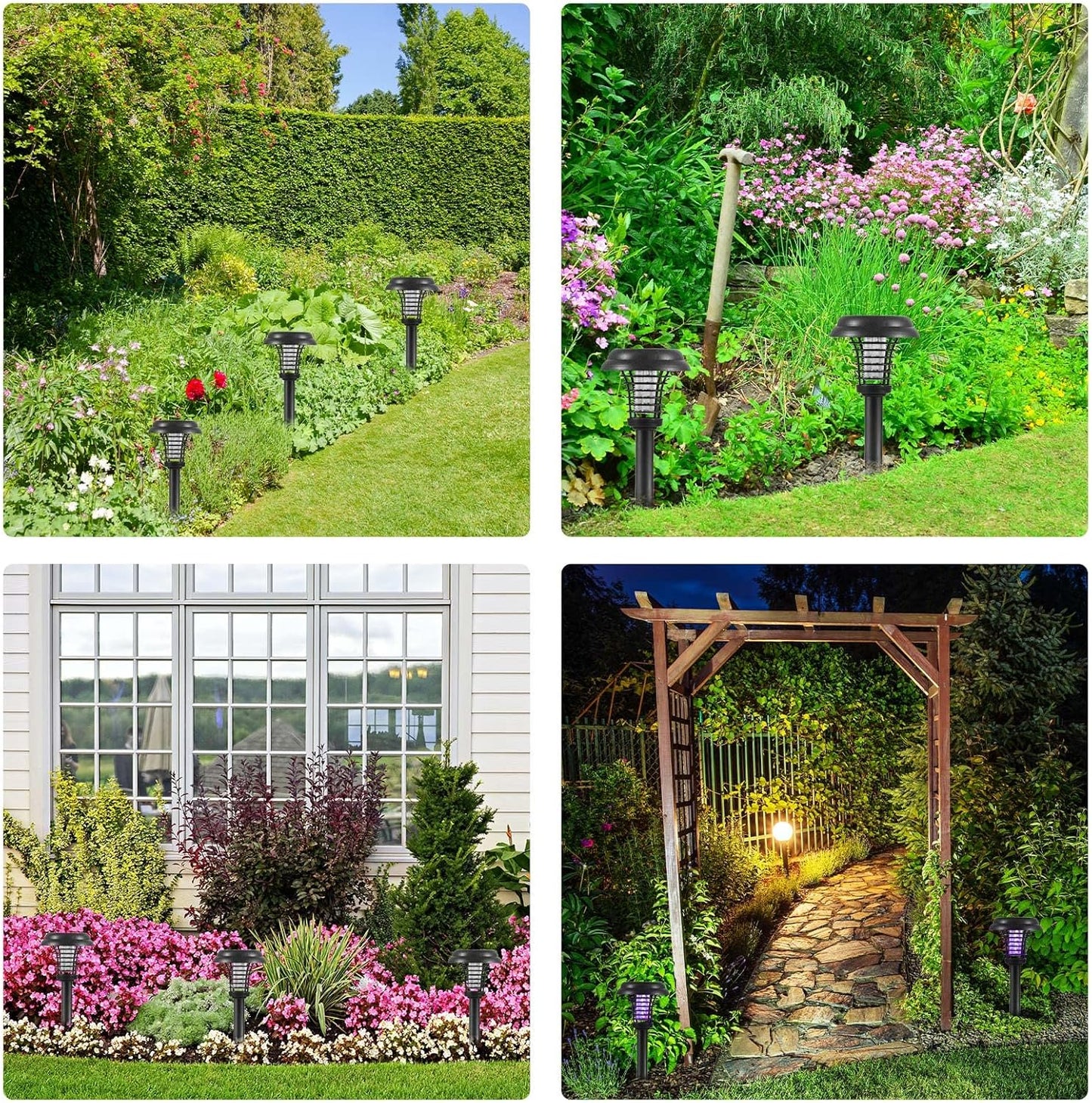 Skorter | Solar Insect Killer with LED Light – Waterproof Garden Light for Mosquito Repulsion