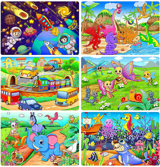 Skorter | Bestseller: Puzzles for Preschoolers, 6-PACK