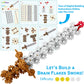Skørter | Brain Flakes 500 Piece Connector Set - A Creative and Educational Alternative to Building Blocks - Tested for Children's Safety - A Great Stem Toy for Both Boys and Girls