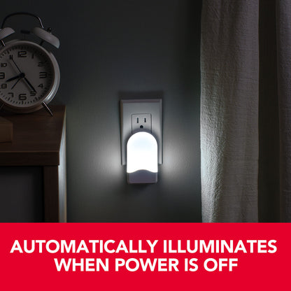 Skorter | Sunbeam 3-in-1 Instabeam LED Night Light - Clear White & Soothing Blue, Rechargeable, Twilight to Dawn