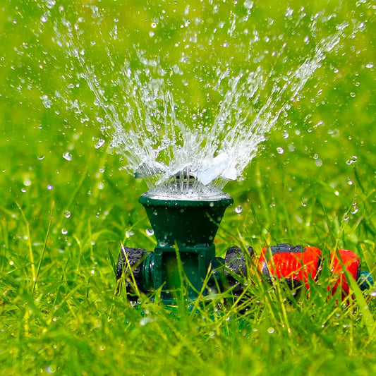 Skorter | 360-Degree Automatic Rotating Metal Lawn Sprinkler – Effective Garden Watering Spray Head