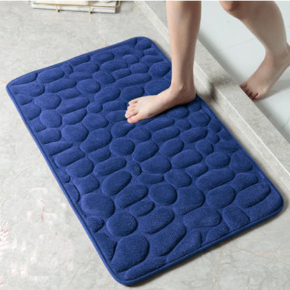 Skorter | Cobblestone Embossed Bathroom Bath Mat