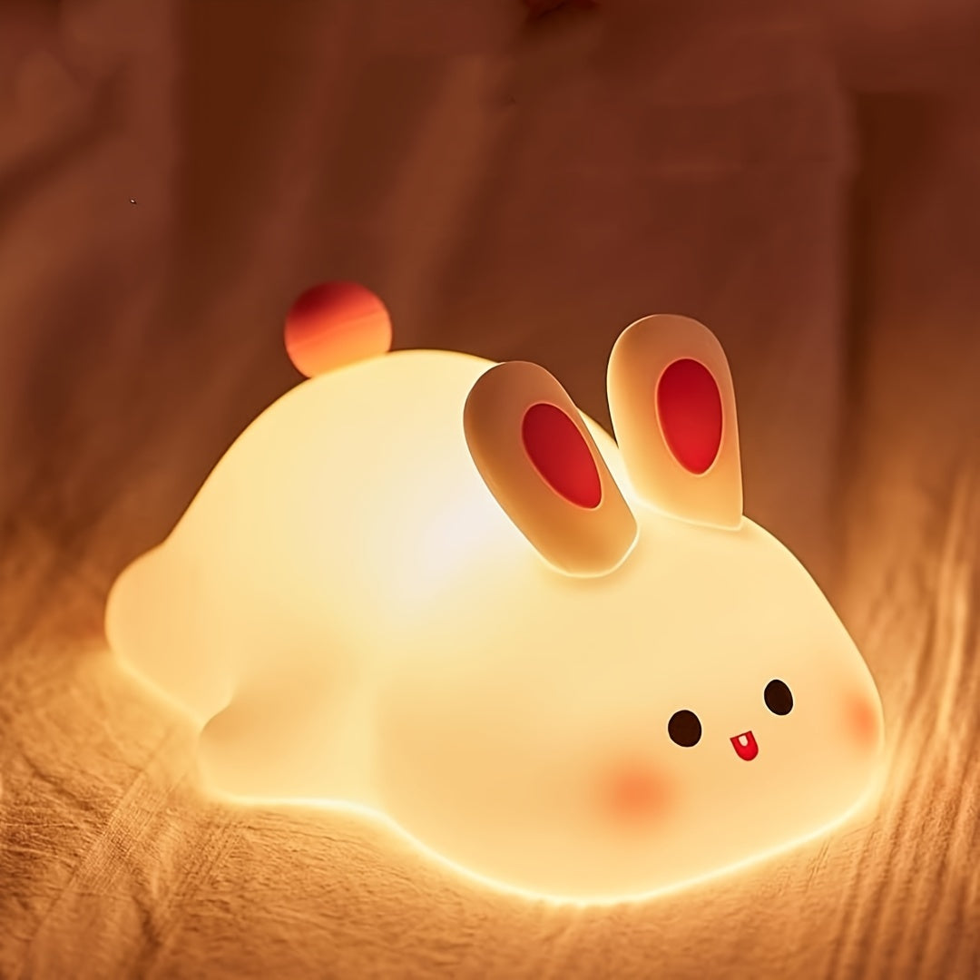 Skorter | BunnyLight - Cute Bunny Night Light, USB Rechargeable with Dimming Features