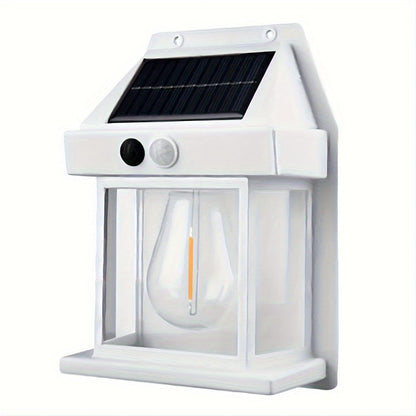 Skorter | SolarGlow - Solar-Tungsten Wall Lamp with Motion Sensor and 3 Lighting Modes