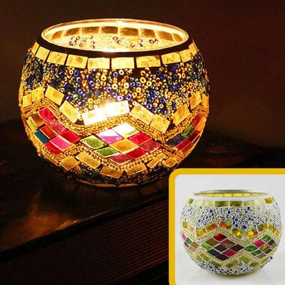 Candle Holder- Decorative Glass