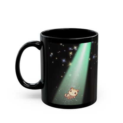 Skorter | Fluff's - Cosmo the Cat Beaming Coffee Tea Mug