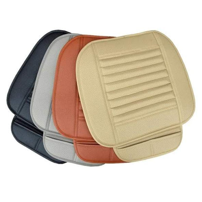 Skorter | Leather Bamboo Charcoal Car Seat Cushion-Absorbing odor(Four Seasons Universal)