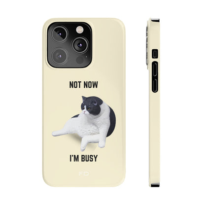 Skorter | Bored Cat Theme Slim Case for iPhone 14, 14 PRO and 14 PRO MAX