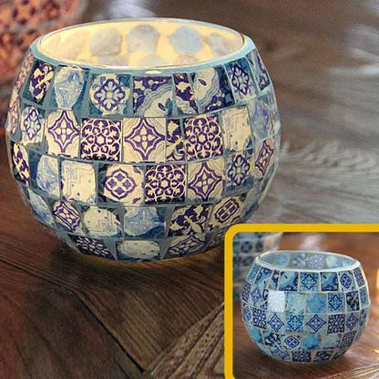 Candle Holder- Decorative Glass