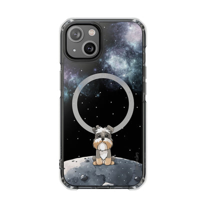 Skorter | Fluff's - Schnazzy in Space Magnetic Clear Case for iPhone Series