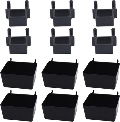 Skorter | 150 Piece Pegboard Hooks Assortment, Metal Pegboard Hooks, Plastic Bins, and Peg Locks for Organizing Tools