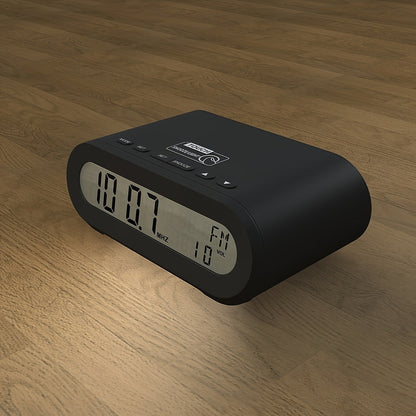 Skorter | TimeGlow - LED Digital Alarm Clock with FM Radio and Snooze Function