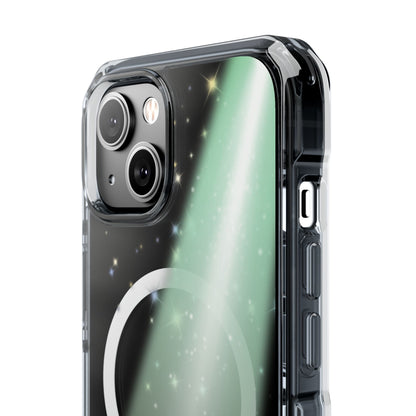 Skorter | Fluff's - Cosmo the Cat Beaming in Space Magnetic Clear Case for iPhone Series