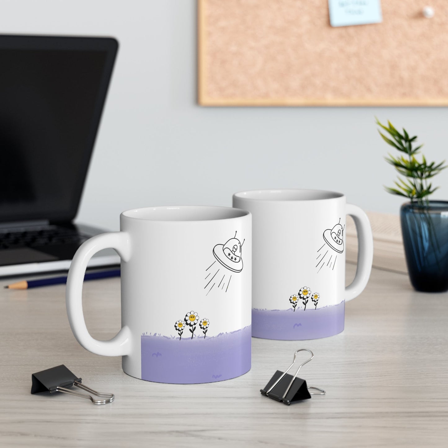 Skorter | Abducting Sunflowers Mug