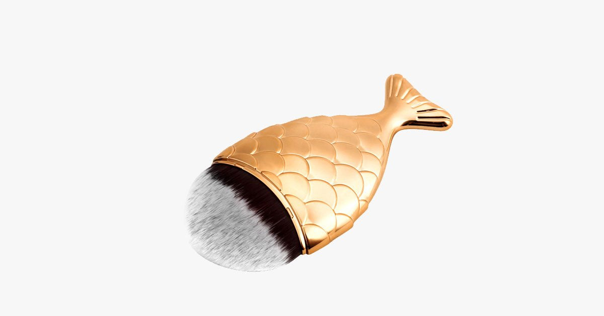 Skorter | Fishtail Multifunction Brush with Unique Design - Versatile and Practical Makeup Brush to Make You Look Great and Feel Great