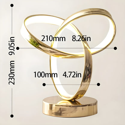 Skorter | Lamp - Luxury Golden Möbius Ring Desk Reading Lamp