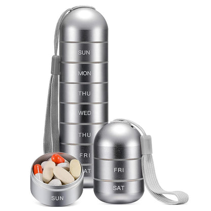 Skorter | 7-Day Portable Pill Organizer for Travel