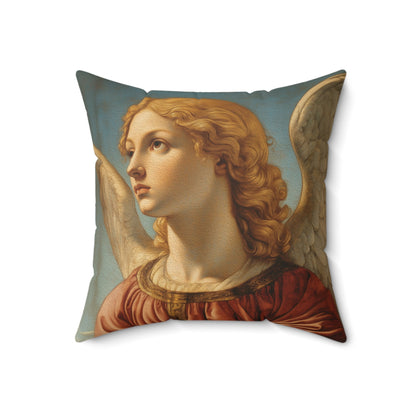 Skorter | Angel with Wings Faux Suede Cushion