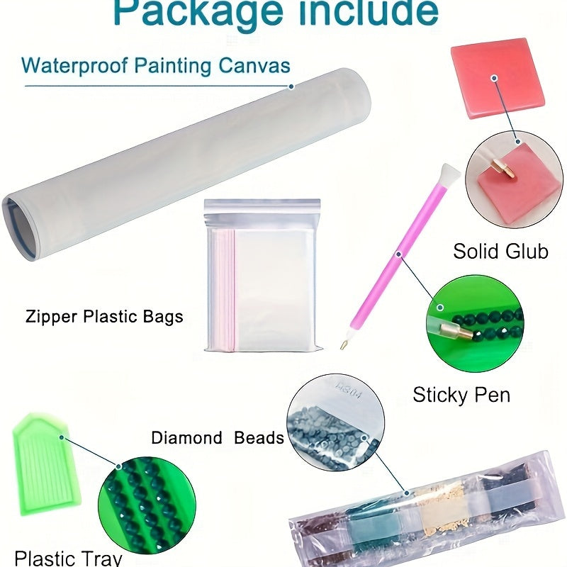 Skorter | DIY Diamond Painting Set - Cute Puppy & Friends | Handmade Canvas Art For Home Decoration | Diamond Painting Sets