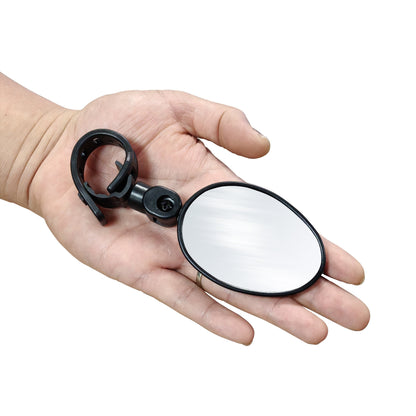 Skorter | 2 Pieces Bicycle Rearview Mirrors - Wide Angle, Oval Shape, Universal Fit