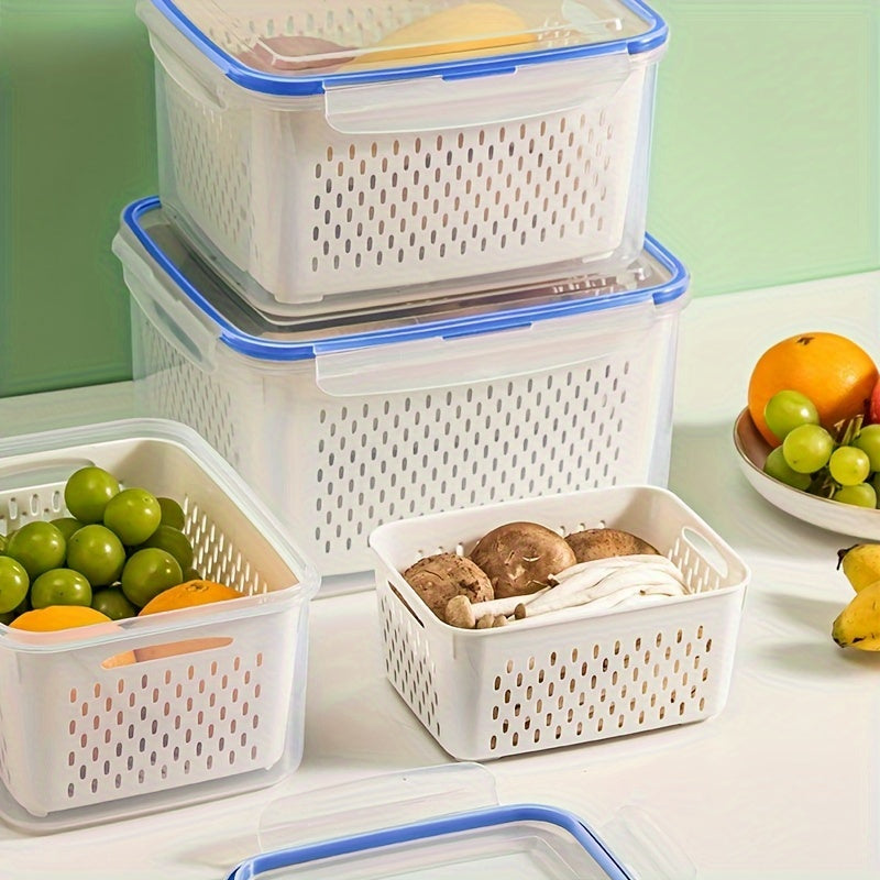 Skorter | 4-Piece Set Storage Boxes – Multifunctional Snack-Free Food Containers with Lids