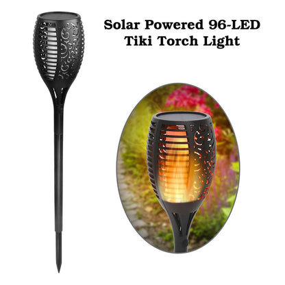 Skorter | 96 LED solar flame lantern.
