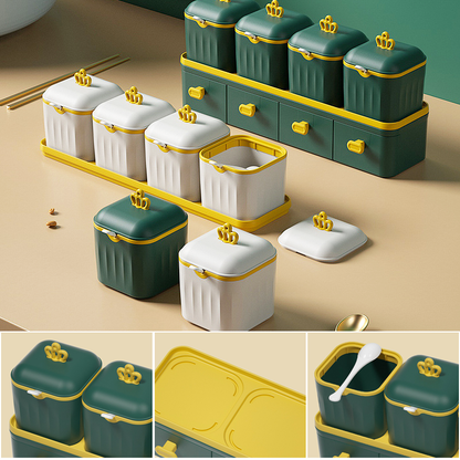 skorter | Dubbel kryddlåda med lådor