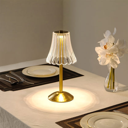 Skorter | Crystaluxe - LED Crystal Table Lamp with Touch Control, Three-colored Light