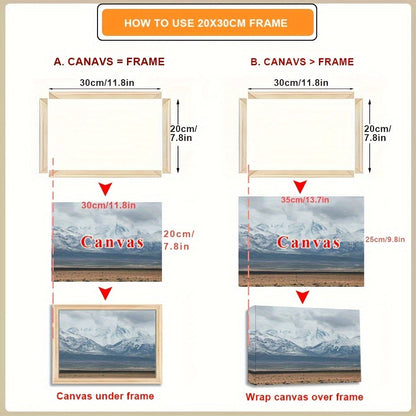 Skorter | DIY Solid Wood Picture Box for Diamond Painting and Wall Decoration - Perfect for Home Decoration