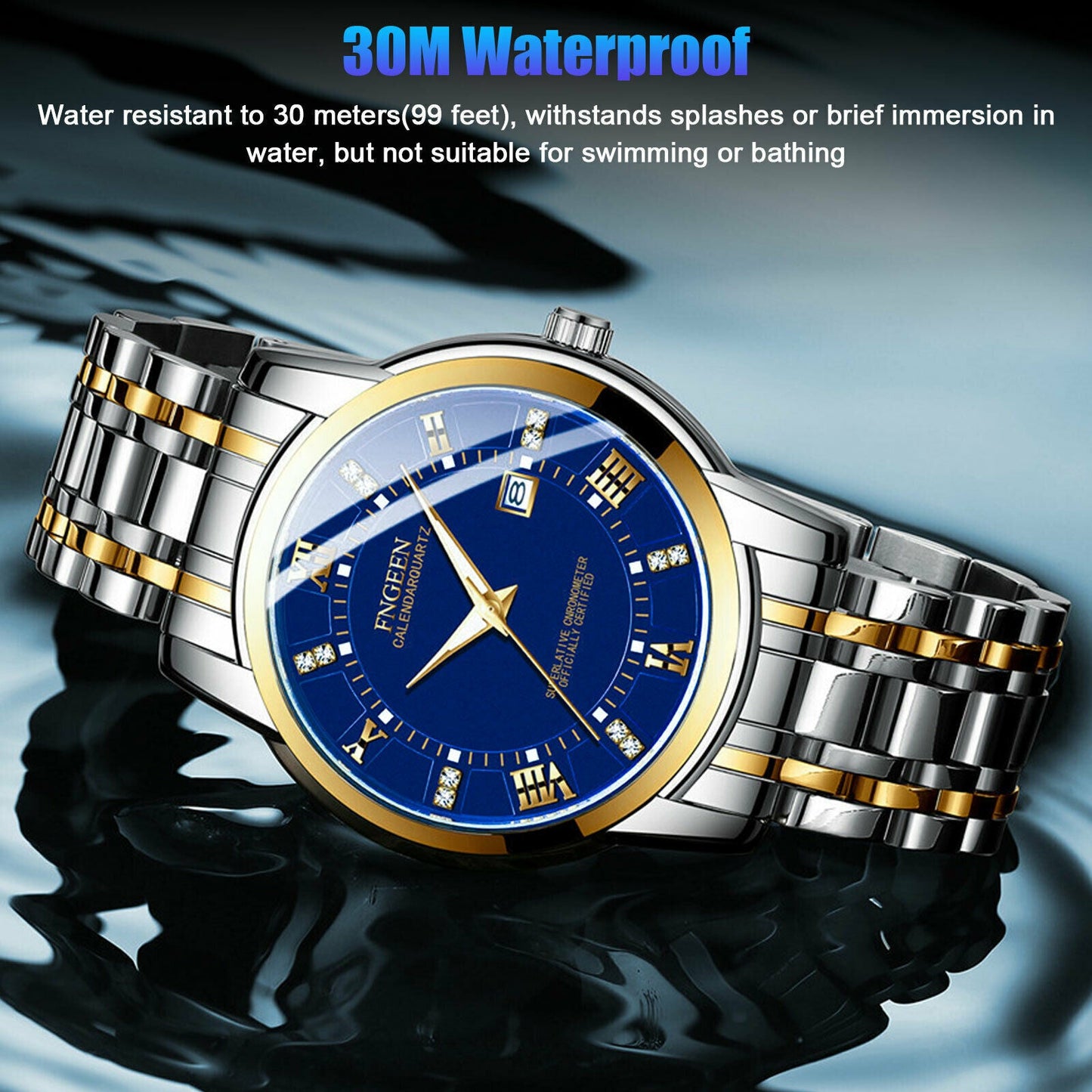 Skorter | Men's Watch Waterproof Classic Relojes De Hombre Stainless Steel Quartz Luminous -