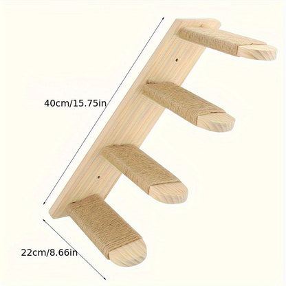 Skorter | CatClimb - Wall Mounted Wooden Cat Climbing Board
