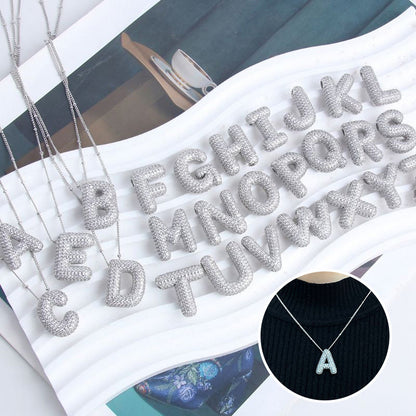 Skorter | Alphabet-Diamond-Pendant-Necklace