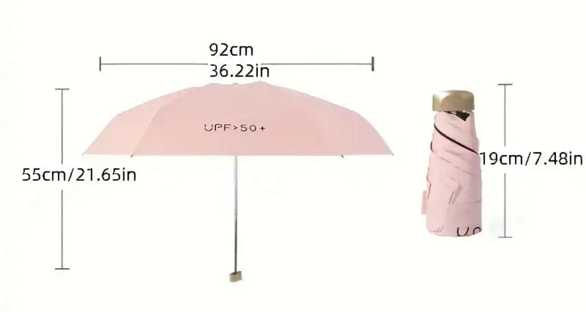 Skorter | Compact Mini Umbrella – Portable Rain and Sun Protector for On the Go