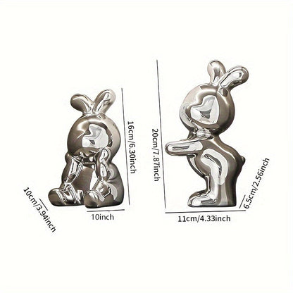 Skorter | BunnyAnime - Cute Bunny Bookends for Living Room Decor