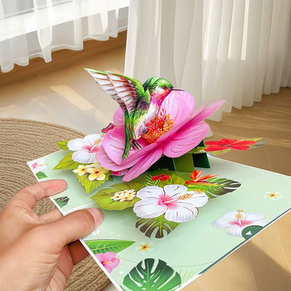 Skorter |  Vibrant 3D  Butterfly & Daisy Pop-Up Greeting Card